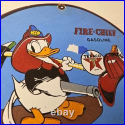 Vintage Texaco Sign Duck Fire Chief Gasoline Service Gas Pump Porcelain Sign Vintage Texaco Sign Duck Fire Chief Gasoline Service Gas Pump Porcelain Sign
