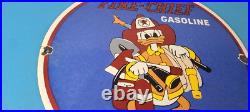 Vintage Texaco Sign Fire Chief Disney Comic Gas Pump Porcelain Sign Vintage Texaco Sign Fire Chief Disney Comic Gas Pump Porcelain Sign