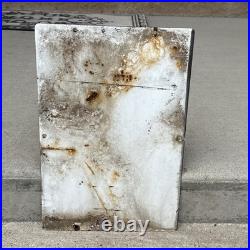 Vintage Texaco Sign Fire Chief Porcelain Pump Plate