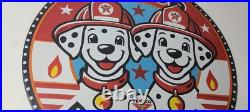 Vintage Texaco Sign Fire Station Dalmatian Dogs Porcelain Gas Pump Sign Vintage Texaco Sign Fire Station Dalmatian Dogs Porcelain Gas Pump Sign