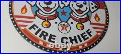 Vintage Texaco Sign Fire Station Dalmatian Dogs Porcelain Gas Pump Sign Vintage Texaco Sign Fire Station Dalmatian Dogs Porcelain Gas Pump Sign