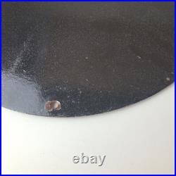 Vintage Texaco Sign Fire Station Dalmatian Dogs Porcelain Gas Pump Sign