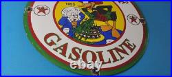 Vintage Texaco Sign Fire Station Sales & Service Gas Pump Porcelain Sign Vintage Texaco Sign Fire Station Sales & Service Gas Pump Porcelain Sign