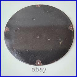 Vintage Texaco Sign Fire Station Sales Service Porcelain Gas Pump Sign