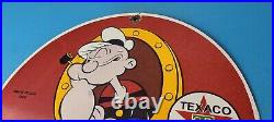 Vintage Texaco Sign Popeye Gas Pump Porcelain Sign Vintage Texaco Sign Popeye Gas Pump Porcelain Sign
