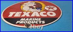 Vintage Texaco Sign Popeye Gas Pump Porcelain Sign Vintage Texaco Sign Popeye Gas Pump Porcelain Sign