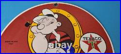 Vintage Texaco Sign Popeye Gas Pump Porcelain Sign Vintage Texaco Sign Popeye Gas Pump Porcelain Sign