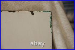 Vintage Texaco Sky Chief Gasoline Porcelain Gas Station Pump Sign 18 X 12