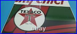 Vintage Texaco Sky Chief Motor Oil Porcelain Metal Gasoline Pump Plate 18 Sign Vintage Texaco Sky Chief Motor Oil Porcelain Metal Gasoline Pump Plate 18 Sign