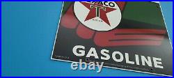 Vintage Texaco Sky Chief Motor Oil Porcelain Metal Gasoline Pump Plate 18 Sign Vintage Texaco Sky Chief Motor Oil Porcelain Metal Gasoline Pump Plate 18 Sign