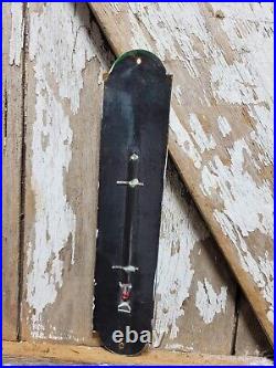 Vintage Texaco Thermometer Porcelain Sign Motor Oil Gas Station Pump Advertising Vintage Texaco Thermometer Porcelain Sign Motor Oil Gas Station Pump Advertising