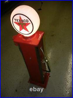 Vintage Texaco Time Sentry Bowser Clock Gas Pump Display Light