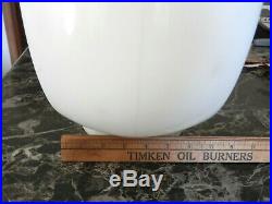 Vintage Texaco Wide Body Milk Glass Gas Pump Globe