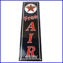 Vintage Texas Sign Free Air Texaco Gasoline Pump Shop Porcelain Sign Vintage Texas Sign Free Air Texaco Gasoline Pump Shop Porcelain Sign