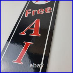 Vintage Texas Sign Free Air Texaco Gasoline Pump Shop Porcelain Sign Vintage Texas Sign Free Air Texaco Gasoline Pump Shop Porcelain Sign