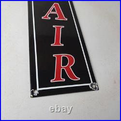 Vintage Texas Sign Free Air Texaco Gasoline Pump Shop Porcelain Sign