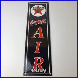 Vintage Texas Sign Free Air Texaco Gasoline Pump Shop Porcelain Sign Vintage Texas Sign Free Air Texaco Gasoline Pump Shop Porcelain Sign