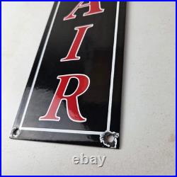 Vintage Texas Sign Free Air Texaco Gasoline Pump Shop Porcelain Sign