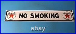 Vintage Texas Sign No Smoking Texaco Gasoline Gas Pump Shop Porcelain Sign Vintage Texas Sign No Smoking Texaco Gasoline Gas Pump Shop Porcelain Sign
