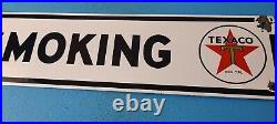 Vintage Texas Sign No Smoking Texaco Gasoline Gas Pump Shop Porcelain Sign Vintage Texas Sign No Smoking Texaco Gasoline Gas Pump Shop Porcelain Sign
