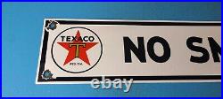 Vintage Texas Sign No Smoking Texaco Gasoline Gas Pump Shop Porcelain Sign Vintage Texas Sign No Smoking Texaco Gasoline Gas Pump Shop Porcelain Sign