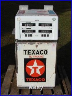 Vintage Tokheim Interceptor Twin GAS PUMP, Texaco 448, 552, dual