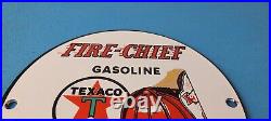 Vintage Two Gasoline Porcelain Texaco & Lion Gas Service Station Pump Signs 6 Vintage Two Gasoline Porcelain Texaco & Lion Gas Service Station Pump Signs 6