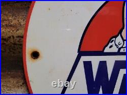 Vintage Wareco Porcelain Sign Gasoline Gas Pump Plate Station Texaco Petroleum Vintage Wareco Porcelain Sign Gasoline Gas Pump Plate Station Texaco Petroleum