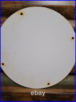 Vintage Wareco Porcelain Sign Gasoline Gas Pump Plate Station Texaco Texas 12