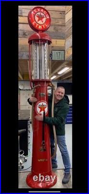 Vintage Wayne Visible Texaco gas pump, totally restored, 10 ft tall