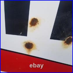 Vintage look Old Style Rusty Texaco Gasoline Gas Station Sign hotrod garage art