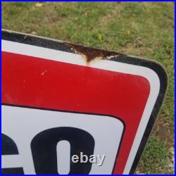 Vintage look Old Style Rusty Texaco Gasoline Gas Station Sign hotrod garage art