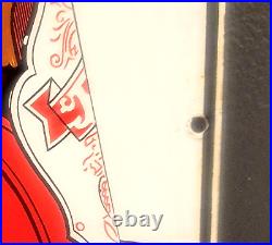 Vintage original 1941 TEXACO FIRE CHIEF GASOLINE porcelain gas pump SIGN, 3-41