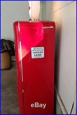 Vintage texaco fire chief gas pump refrigerator
