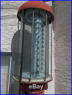 Visible gas pump shell sign