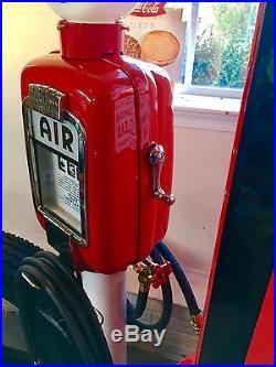 Wayne 60 Gas Pump Completely Restored Texaco Firechief Eco Airmeter SET AS SEEN