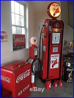 Wayne 70 And 60 Gas Pump Set Completely Restored Texaco Sky Chief And Fire Chief