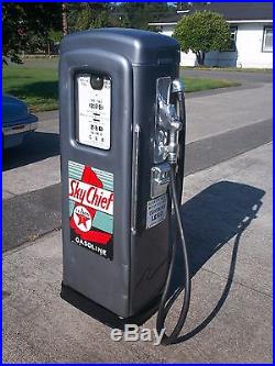 Wayne 80 (Martin Schwartz) gas pump, Texaco Skychief, Mobil, Union 76, Tokheim