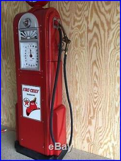 Wayne 866/60 Texaco gas pump, clock face, original, professionally restored