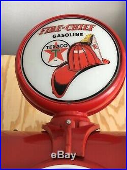 Wayne 866/60 Texaco gas pump, clock face, original, professionally restored