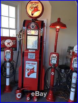 Wayne 866 Gas Pump Completely Restored Texaco Light Pole Eco Airmeter Set Only