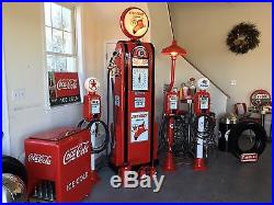 Wayne 866 Gas Pump Completely Restored Texaco Light Pole Eco Airmeter Set Only